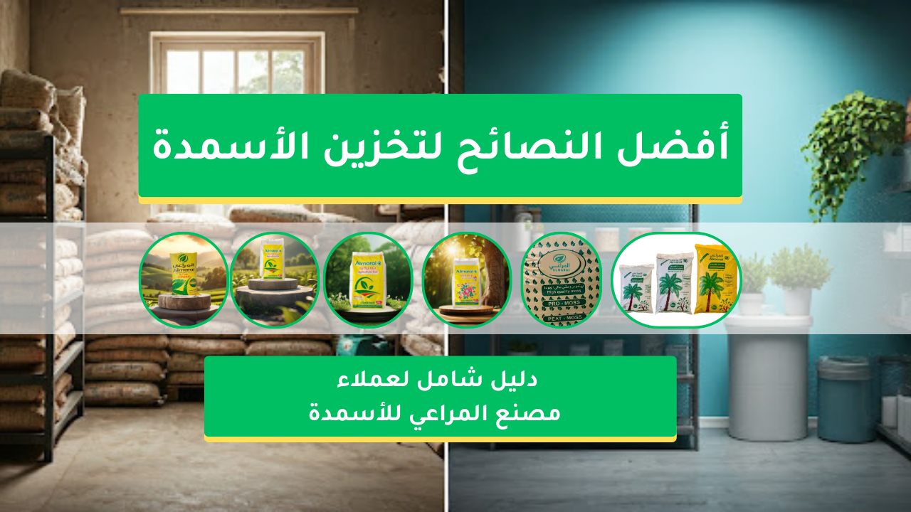 أفضل نصائح لتخزين الأسمدة