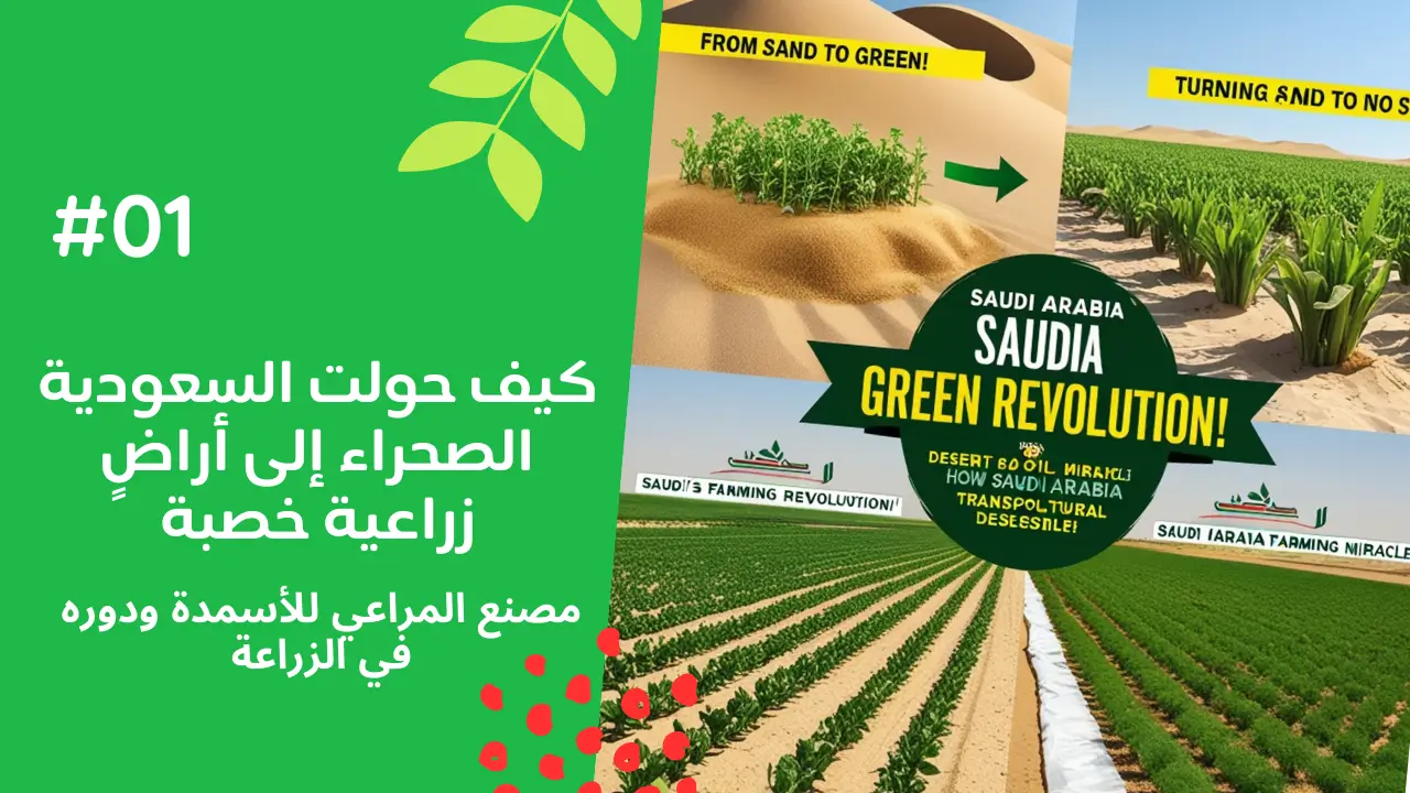 كيف حولت السعودية الصحراء إلى أراضٍ زراعية خصبة