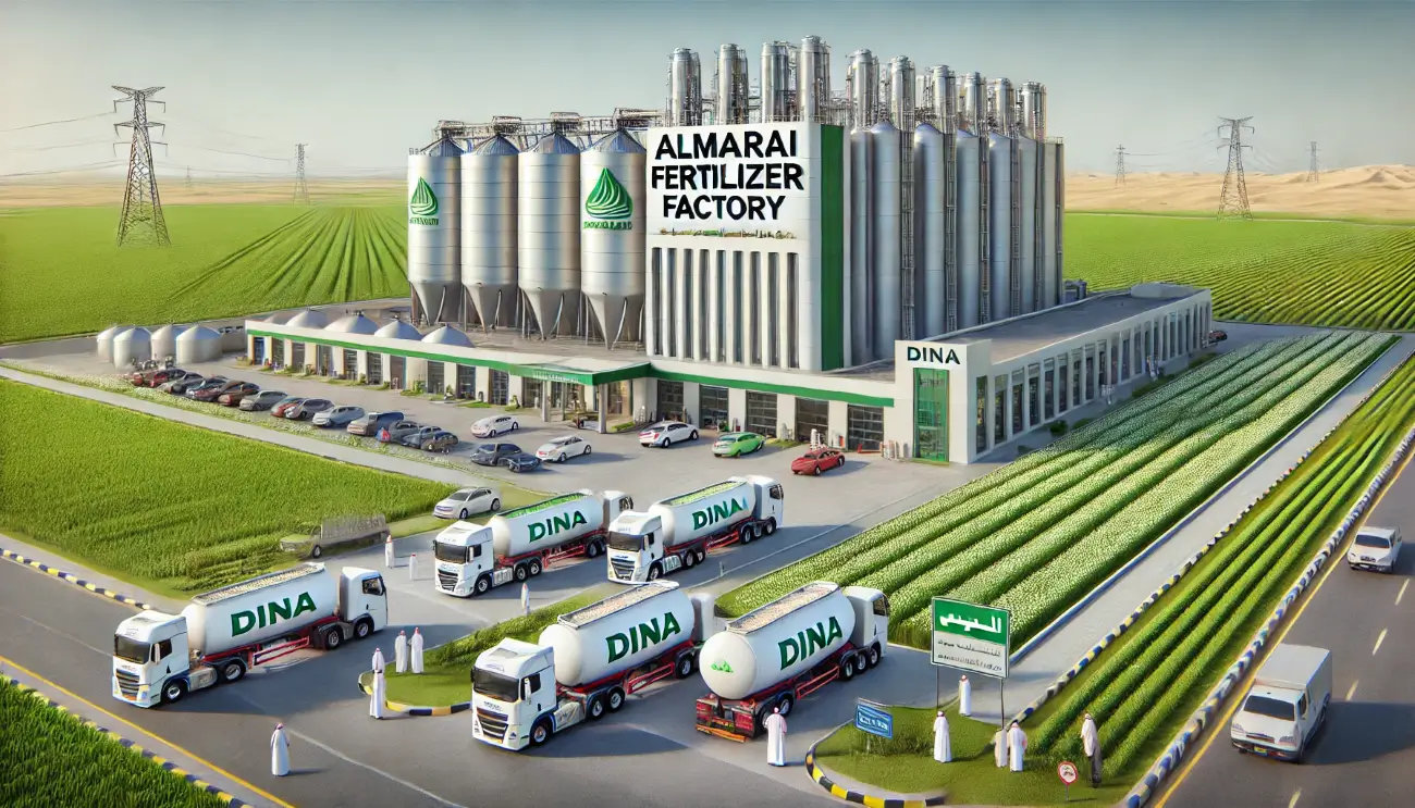 منصة مصنع المراعي للأسمدة